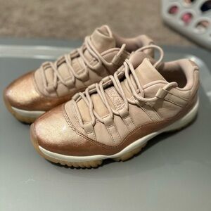 Jordan Women's Shoes - Metallic Copper and Beige